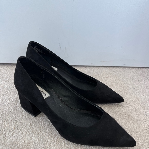 Steve Madden Drey Black Shoes Size 9 - Picture 2 of 2